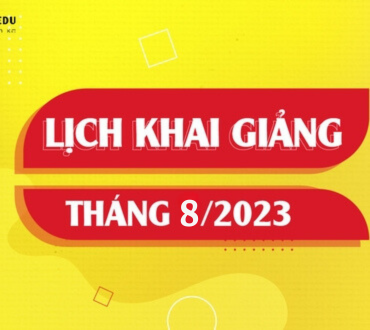 Lịch khai giảng khóa học tiếng Đức tháng 8/2023