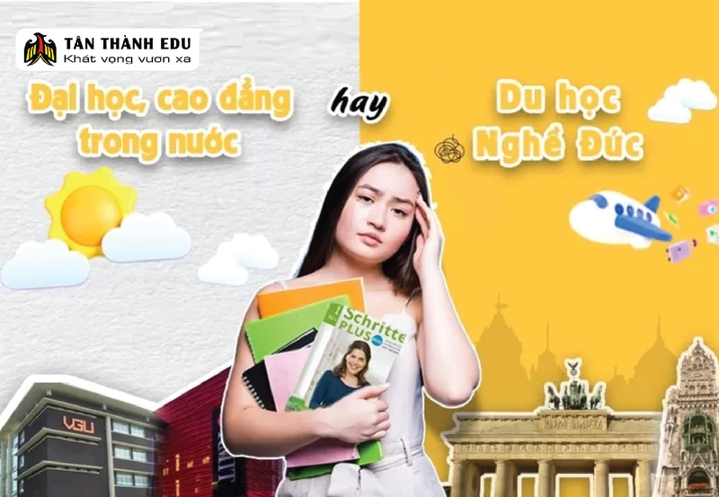 Tốt nghiệp cấp 3 nên học Đại học, Cao đẳng trong nước hay Du học nghề Đức? So sánh chi phí, cơ hội