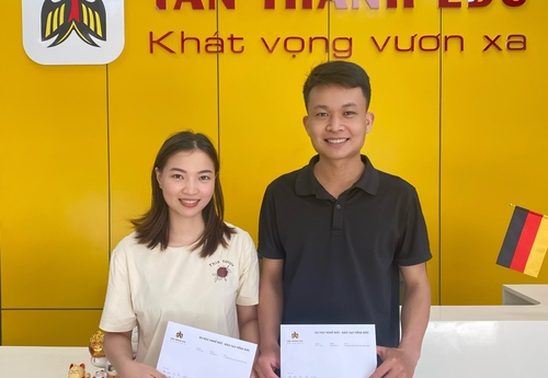 Văn Nam - Hương Giang: Cặp đôi cùng nắm tay nhau đi du học nghề Đức 