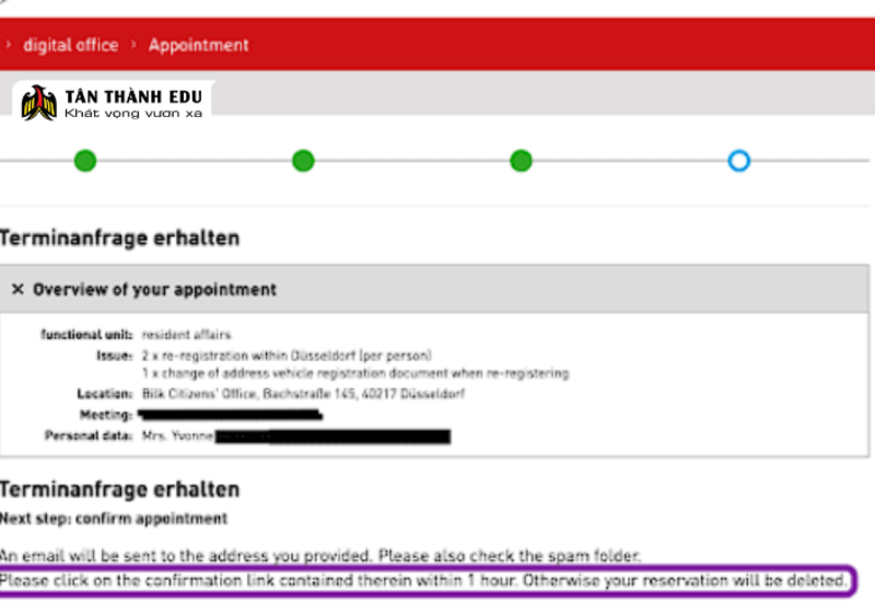 Hướng dẫn đăng ký cư trú tại Đức cho Du học sinh nghề