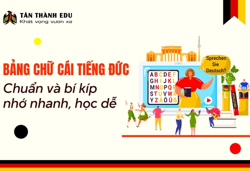 Bảng chữ cái tiếng Đức chuẩn – Bí quyết nhớ nhanh, học dễ