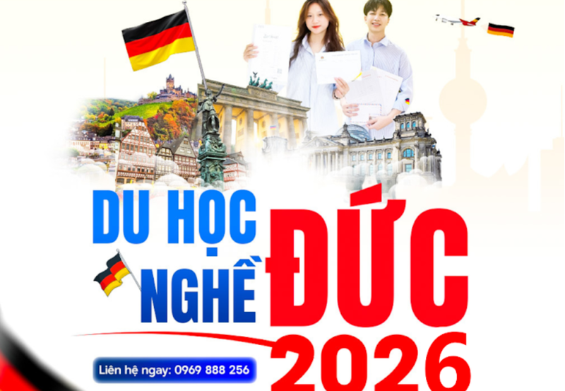 DU HỌC NGHỀ ĐỨC 2026: CẬP NHẬT MỚI NHẤT VỀ CHI PHÍ, LƯƠNG VÀ ĐIỀU KIỆN