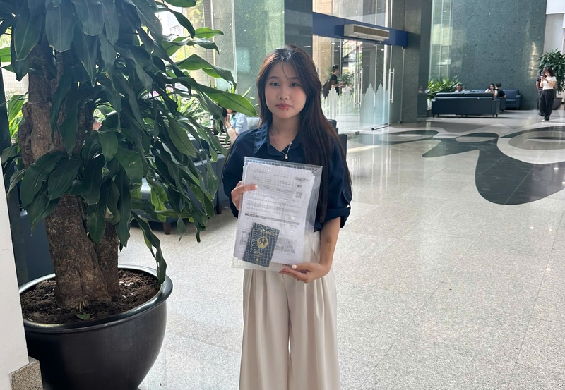 Chúc mừng Kim Chi hoàn tất nộp hồ sơ xin visa Đức cùng Tân Thành Edu