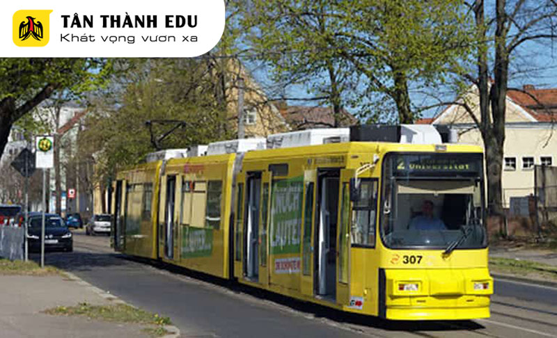 Tram - một loại phương tiện phổ biến trong giao thông nước Đức