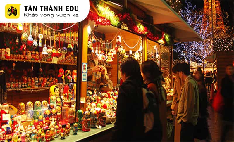 Đi chợ Giáng sinh là một hoạt động phổ biến tại Đức