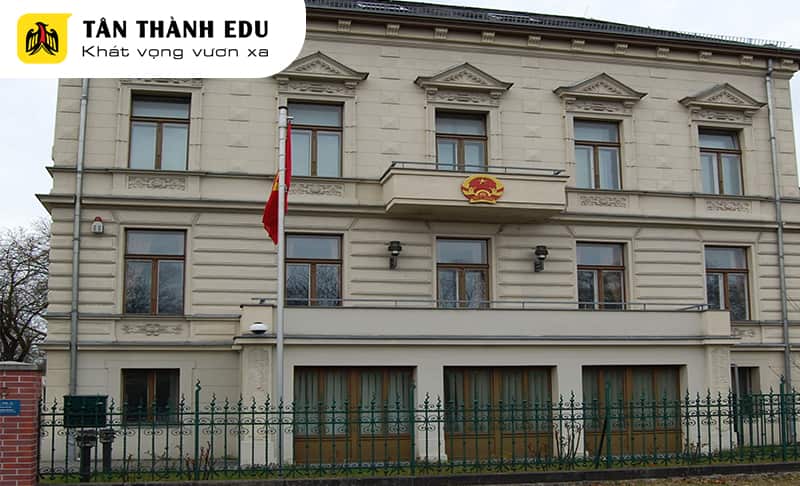 Hình ảnh tòa nhà Đại sứ quán Việt Nam tại Berlin