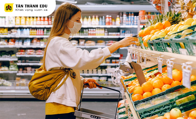 Người dân tại Đức thường mua sắm tại các hệ thống siêu thị